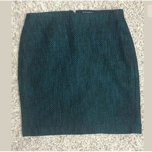 Banana Republic Skirt Career Work Woven Blue